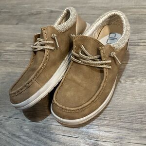 Hey Dude Tan Loafers for Women